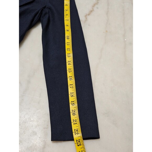 Vintage Tom Boy Grils Blue 100% Polyester Long Sleeve 2 Button Blazer Size 5 - Picture 8 of 8